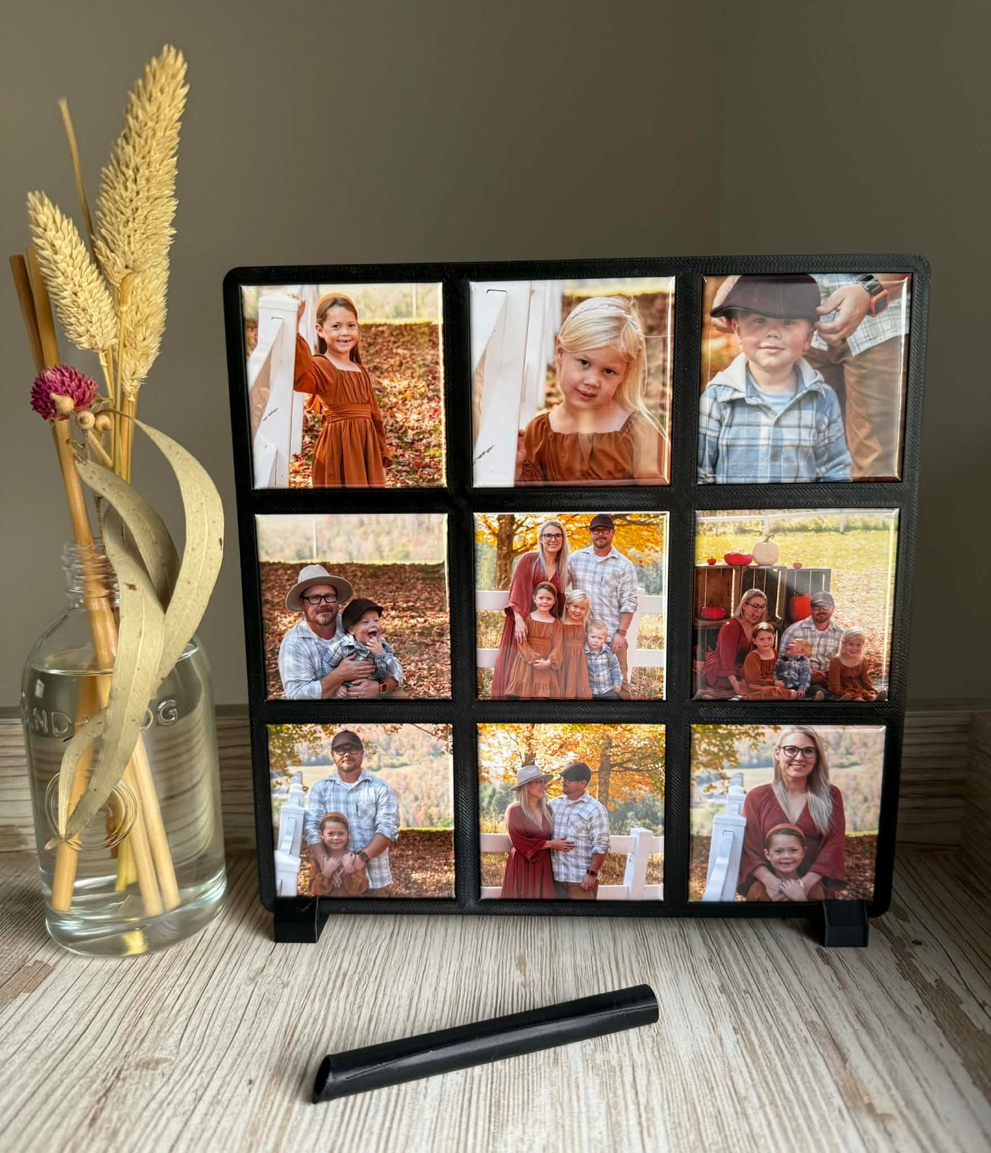 9-Slot Photo Magnet Display